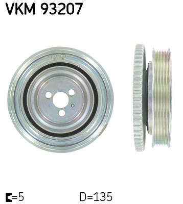 SKF Szíjtárcsa, főtengely VKM93207_SKF